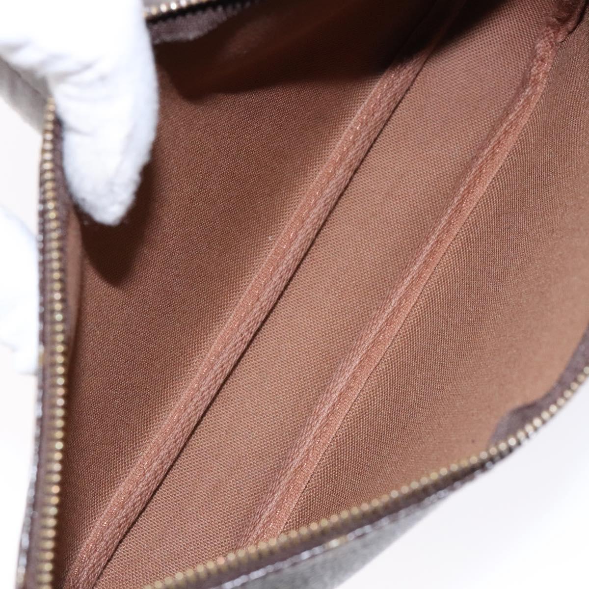 Louis Vuitton Pochette Accessoire, Brown, Canvas, clutch