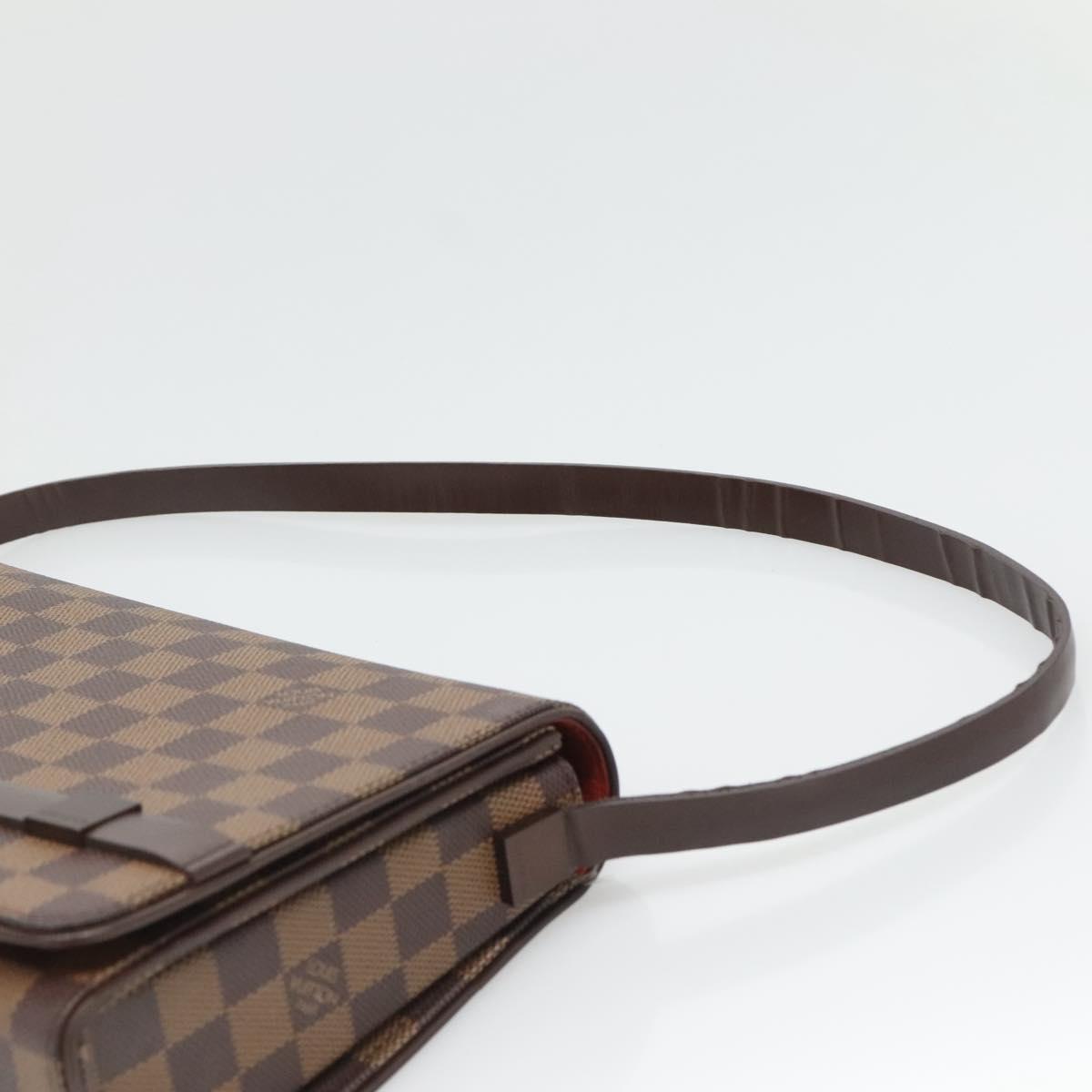 Louis Vuitton Tribeca, Brown, Canvas, shoulder