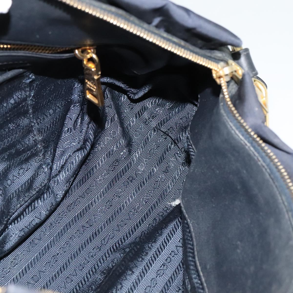 Prada Tessuto, Navy, NYLON, handbag