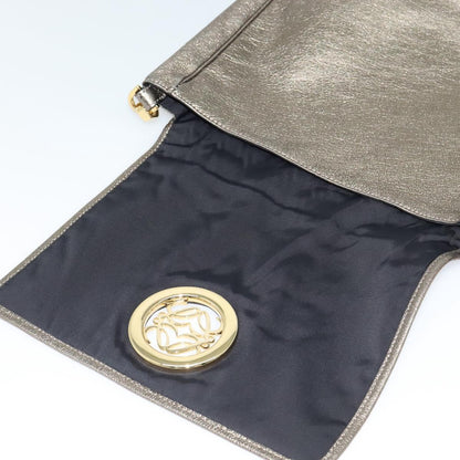 Loewe Anagram, Gold, Leather, shoulder
