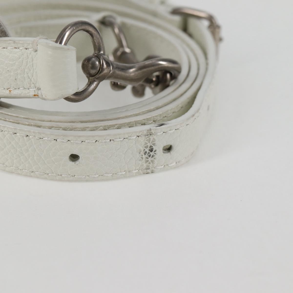 Balenciaga Ville Top Handle, White, Leather, handbag