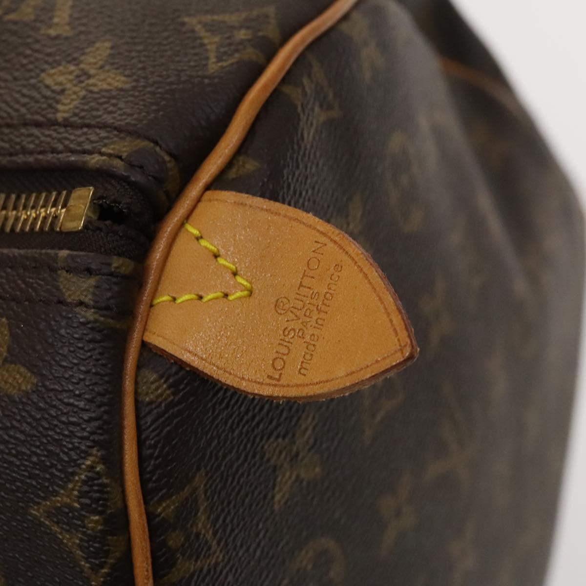 Louis Vuitton Keepall 55, Brown, Canvas, travel
