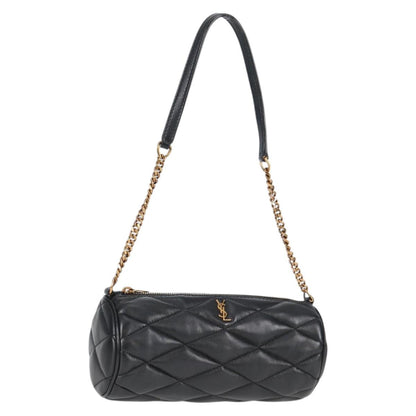 Yves Saint Laurent, Black, Leather, shoulder