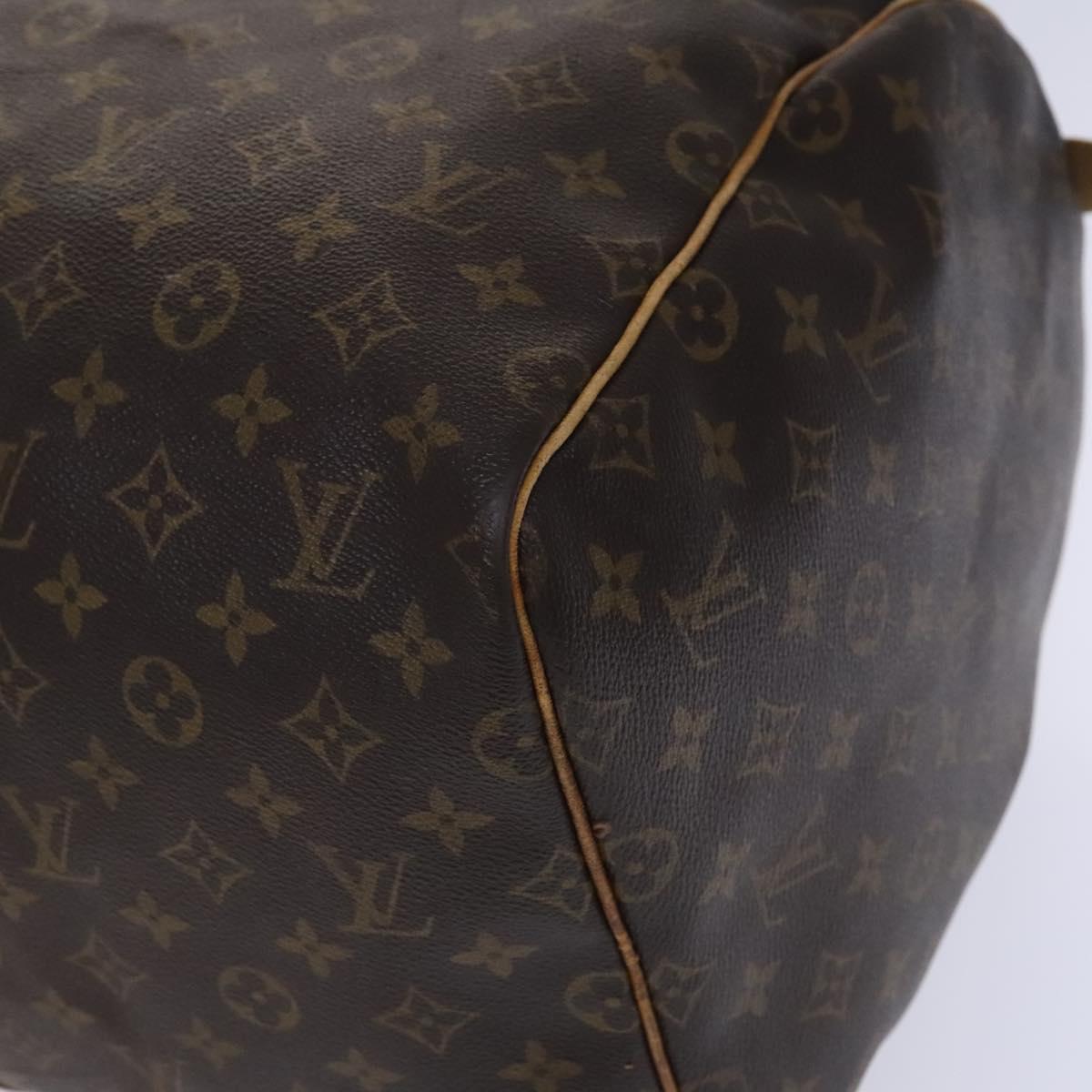 Louis Vuitton Keepall 55, Brown, Canvas, travel
