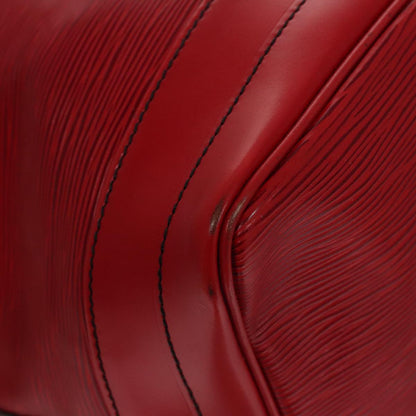 Louis Vuitton Noe, Red, Leather, shoulder