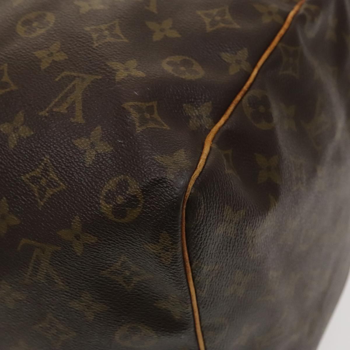Louis Vuitton Keepall 60, Brown, Canvas, travel