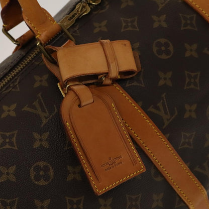Louis Vuitton Keepall 50, Brown, Canvas, travel