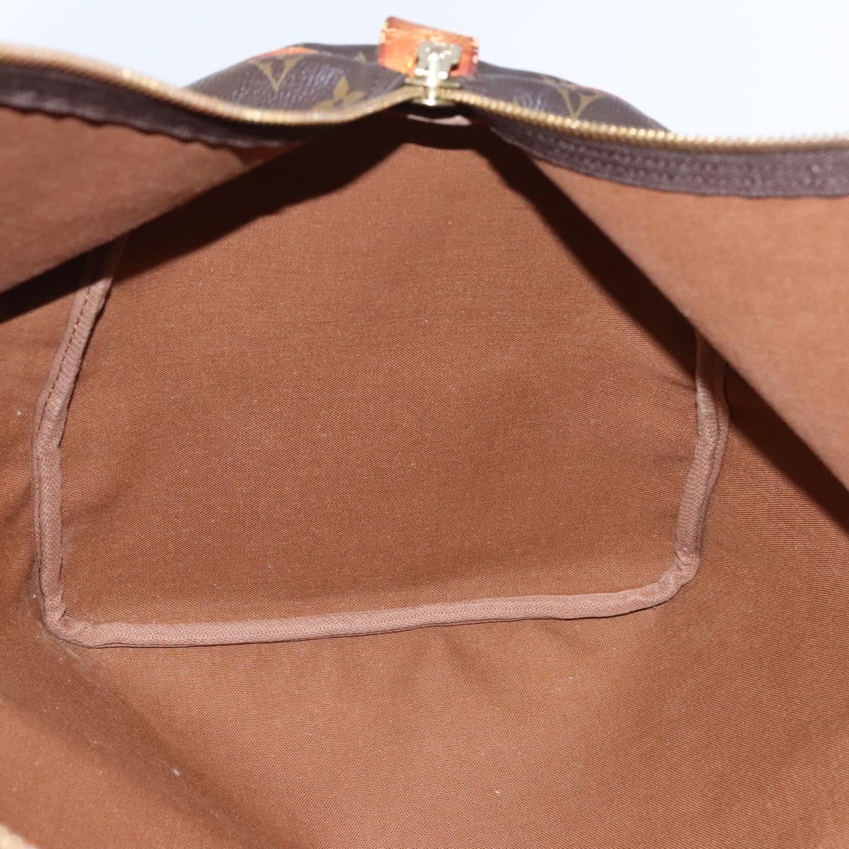 Louis Vuitton Keepall 55, Brown, Canvas, travel