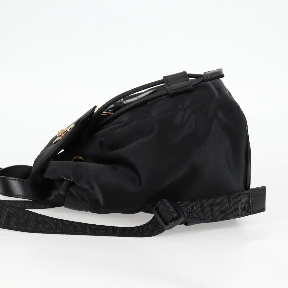 Versace Medusa, Black, NYLON, backpack