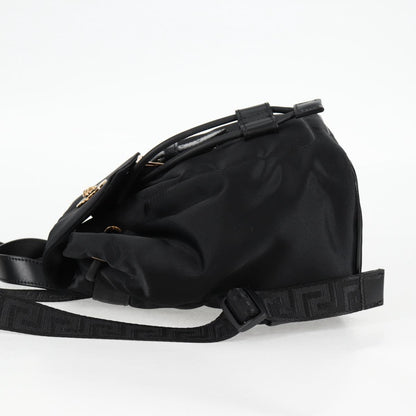 Versace Medusa, Black, NYLON, backpack