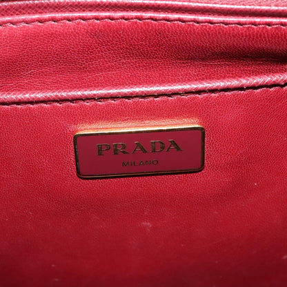 Prada Saffiano, Red, Leather, handbag