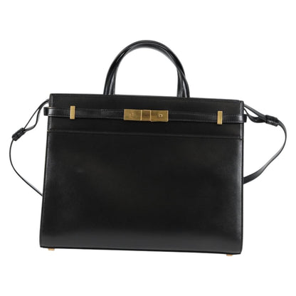 Saint Laurent Manhattan, Black, Leather, handbag