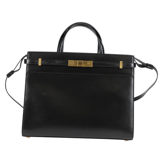 Saint Laurent Manhattan, Black, Leather, handbag