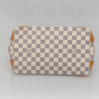 Louis Vuitton Hampstead, White, Canvas, tote