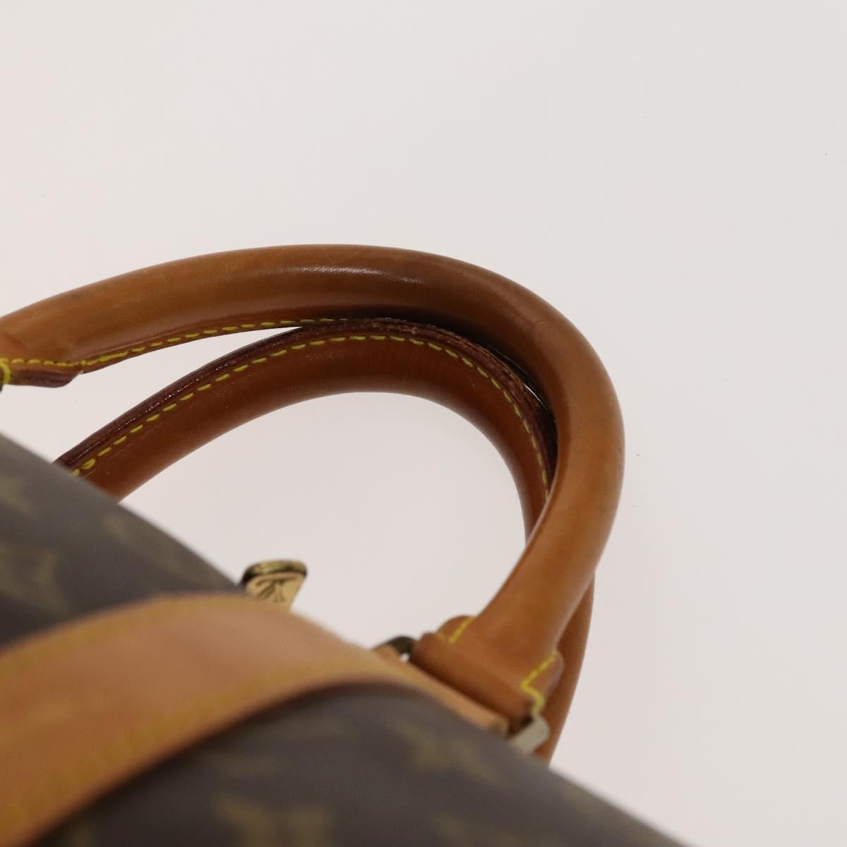 Louis Vuitton Keepall 55, Brown, Canvas, travel