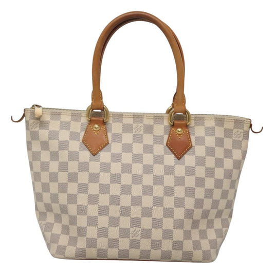 Louis Vuitton Saleya, White, Canvas, tote