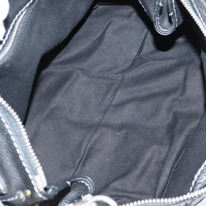Chloé Paddington, Black, Leather, handbag