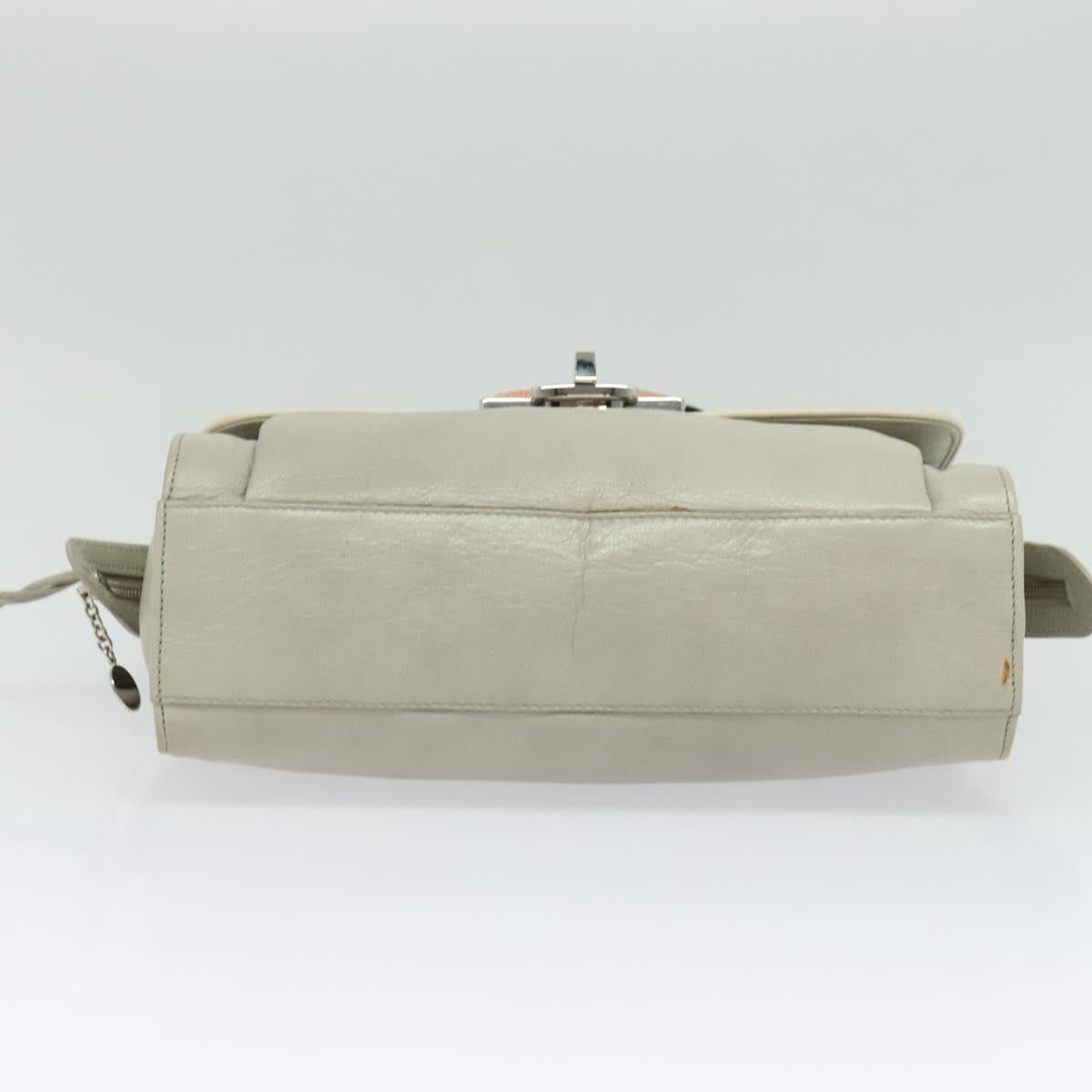 Balenciaga, Grey, Leather, shoulder