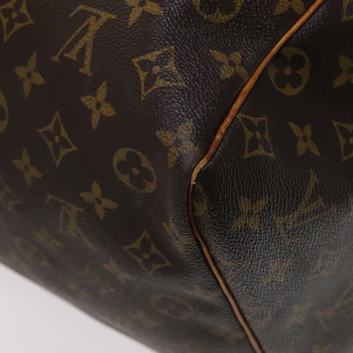 Louis Vuitton Keepall 60, Brown, Canvas, travel
