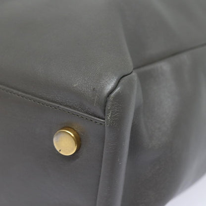 Saint Laurent Reversible, Grey, Leather, tote