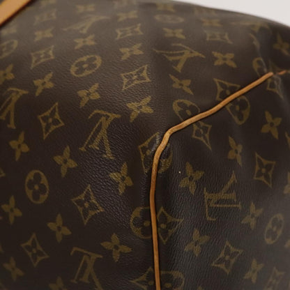 Louis Vuitton Keepall 55, Brown, Canvas, travel