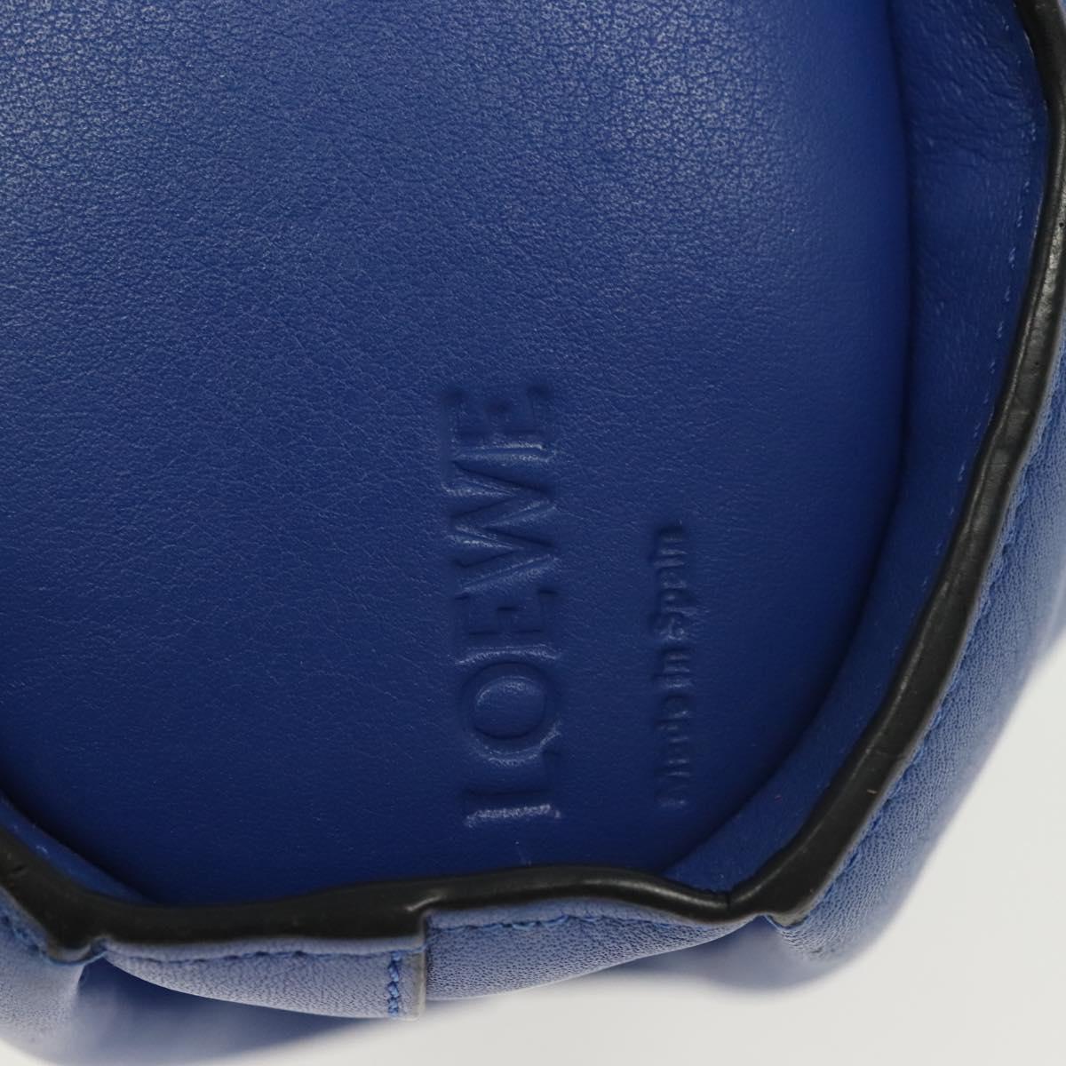 Loewe Elephant, Blue, Leather, handbag