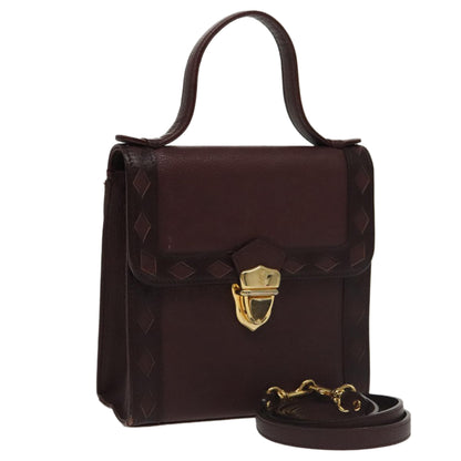 Saint Laurent, Burgundy, Leather, handbag