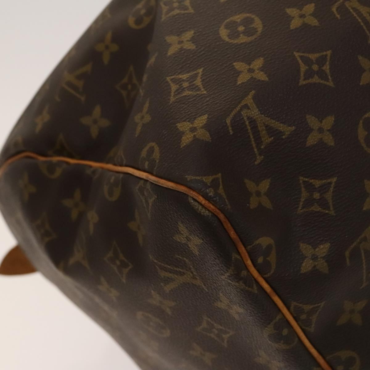 Louis Vuitton Keepall 55, Brown, Canvas, travel
