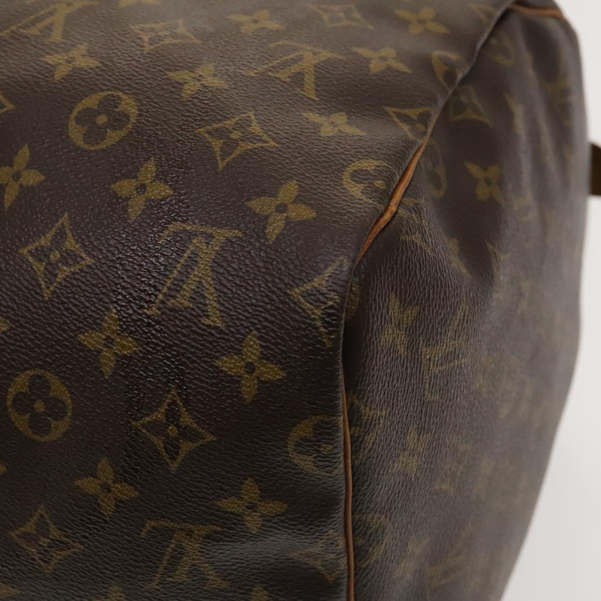 Louis Vuitton Keepall 55, Brown, Canvas, travel