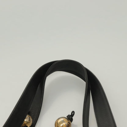 Chanel Coco Mark, Black, Leather, tote