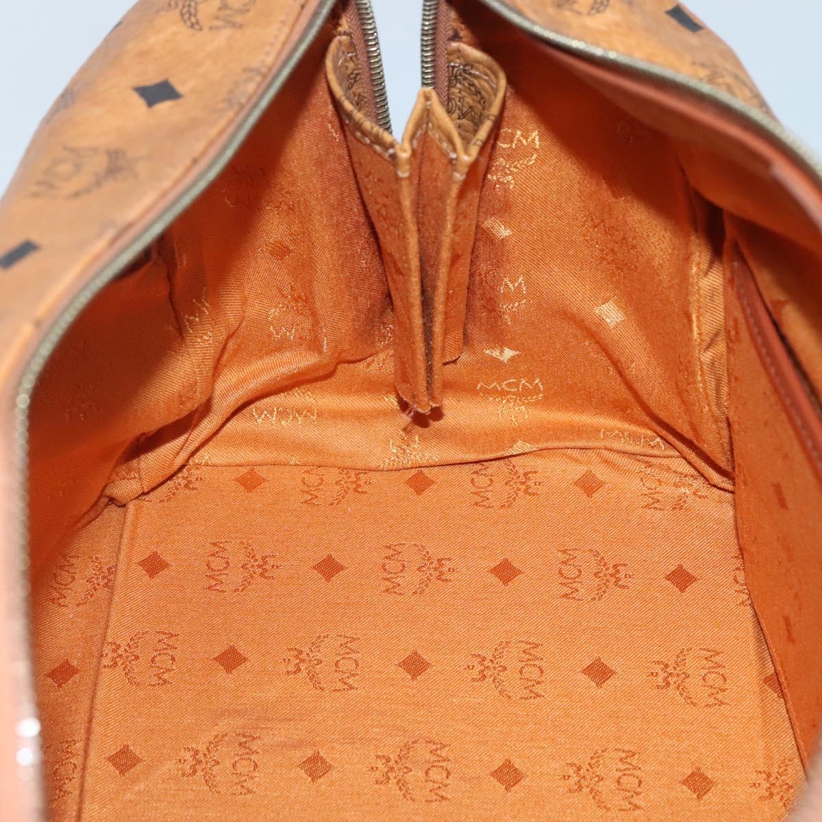 MCM Visetos, Brown, Canvas, travel