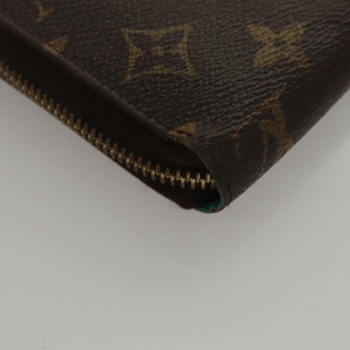 Louis Vuitton Zippy wallet monogram, Brown, Canvas, Clutch