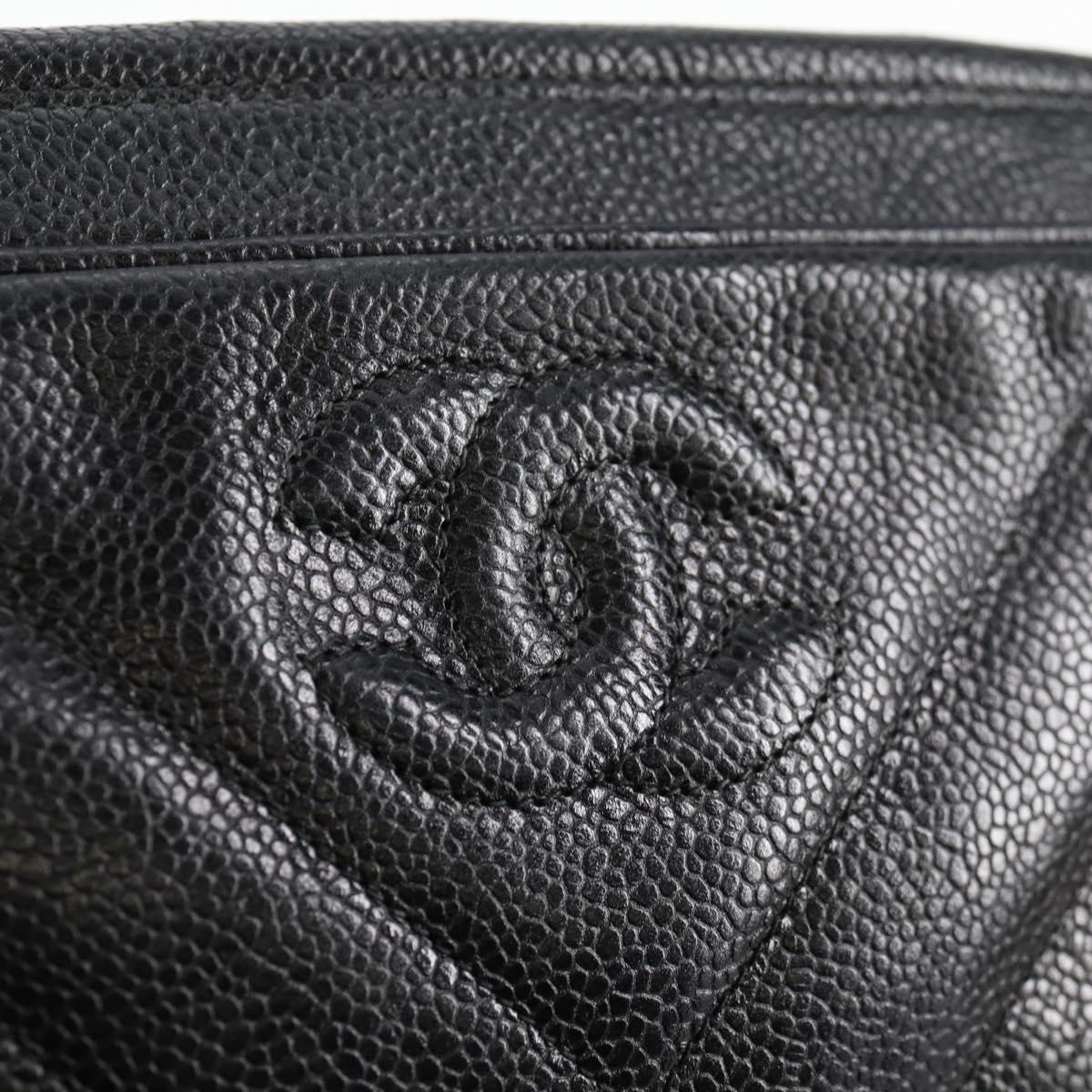 Chanel Camera, Black, Leather, shoulder