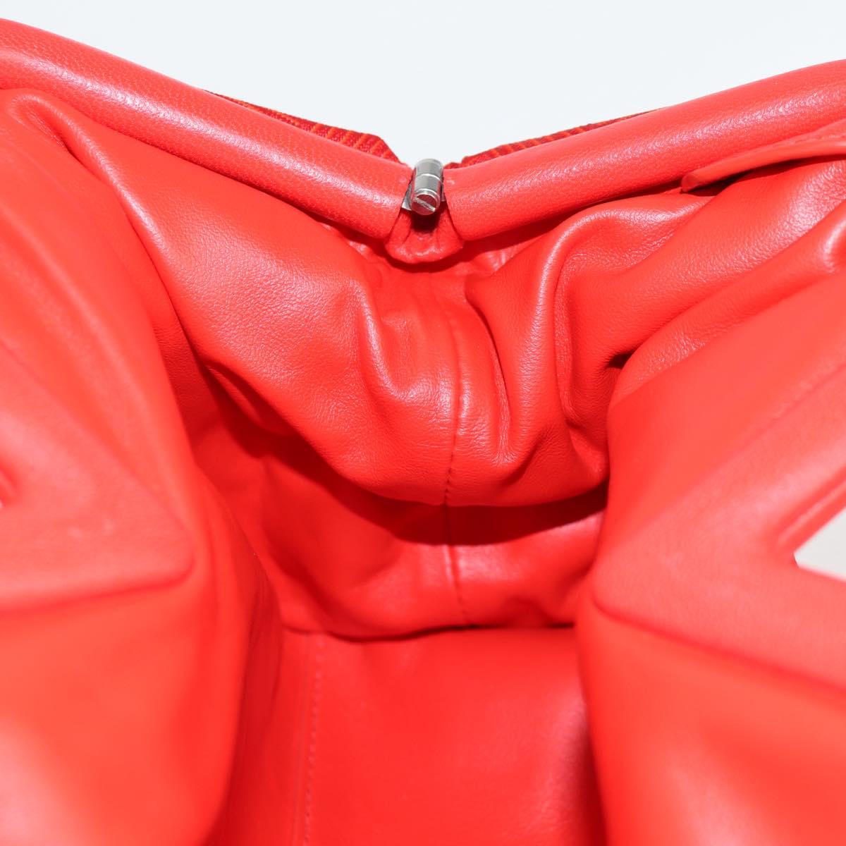 Bottega Veneta Point, Red, NYLON, handbag