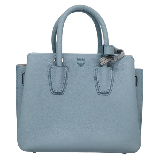 MCM Milla, Blue, Leather, handbag