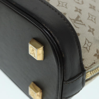 Louis Vuitton Alma long, Grey, Canvas, handbag