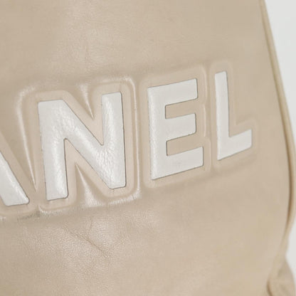 Chanel Camellia, Beige, Leather, tote