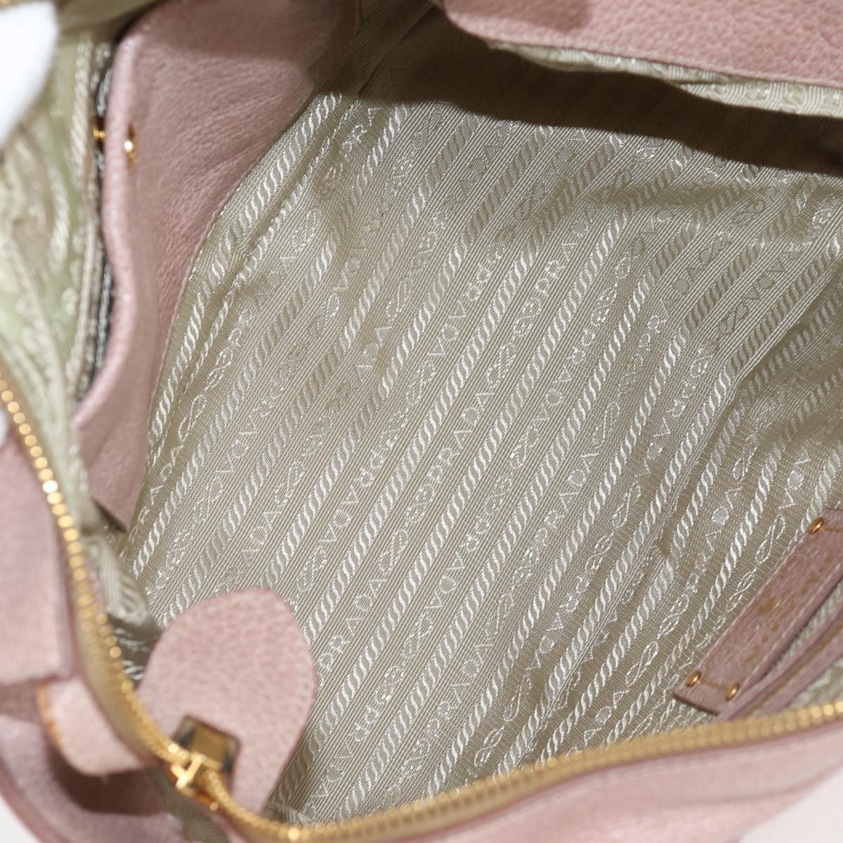 Prada Vitello, Pink, Leather, handbag