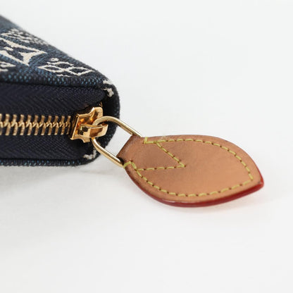 Louis Vuitton Zippy wallet, Blue, Canvas, wallet