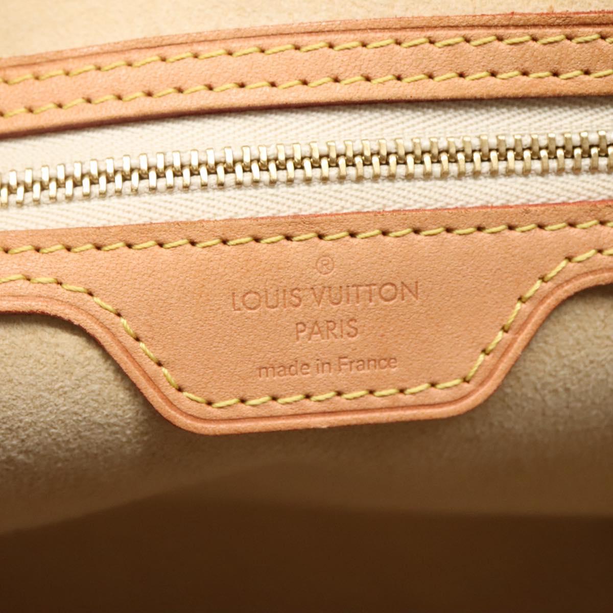 Louis Vuitton Hampstead, White, Canvas, tote