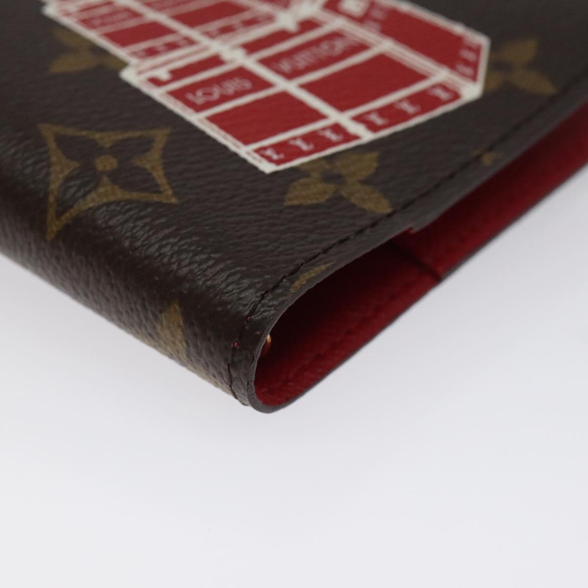 Louis Vuitton Agenda PM, Brown, Canvas, wallet