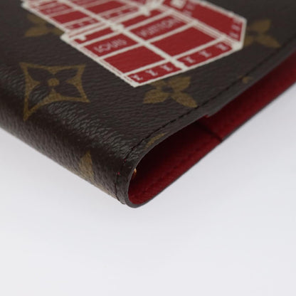 Louis Vuitton Agenda PM, Brown, Canvas, wallet