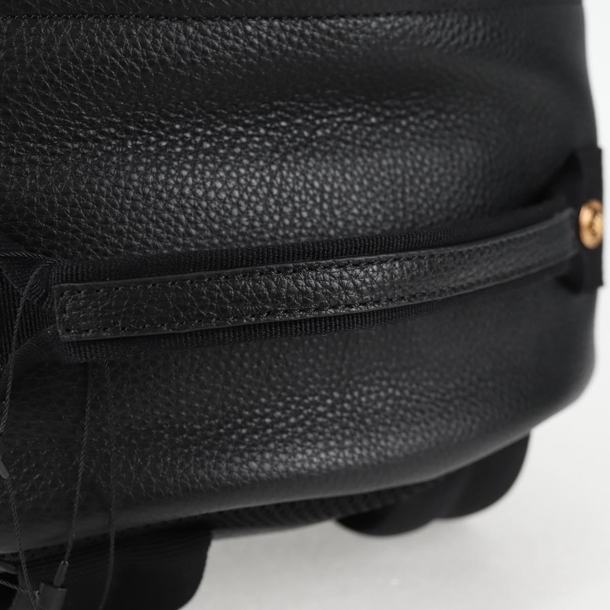 Versace Medusa, Black, Leather, backpack