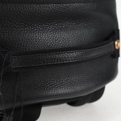 Versace Medusa, Black, Leather, backpack