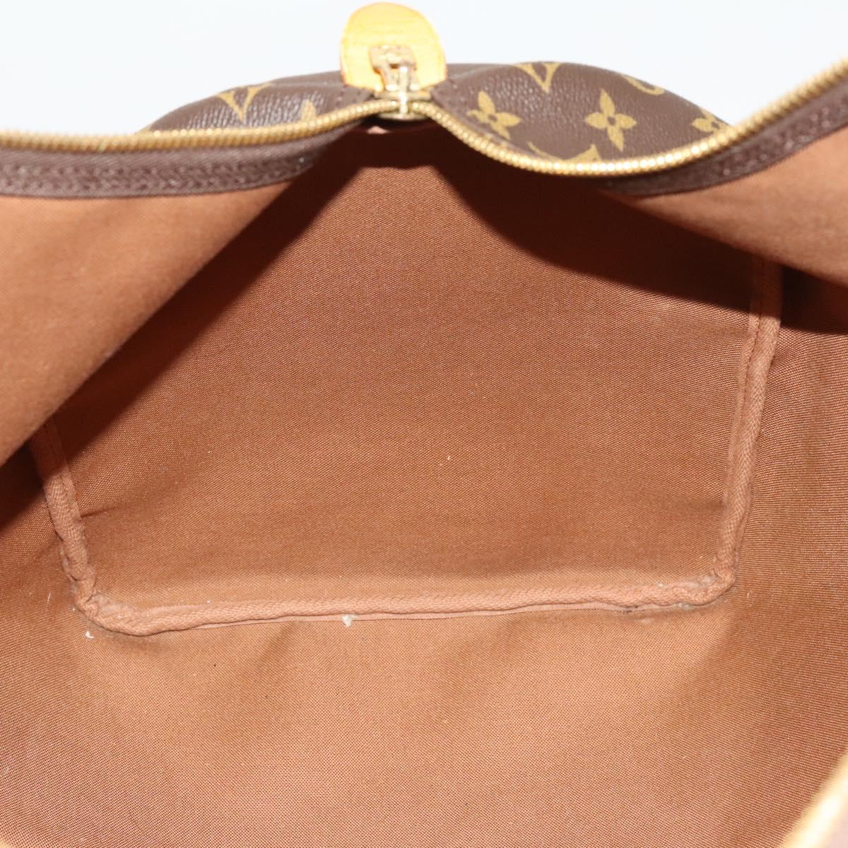 Louis Vuitton Keepall 55, Brown, Canvas, travel