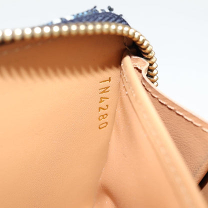 Louis Vuitton Zippy wallet, Blue, Canvas, wallet
