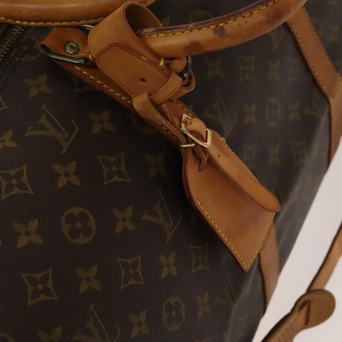 Louis Vuitton Keepall Bandouliere 50, Brown, Canvas, travel