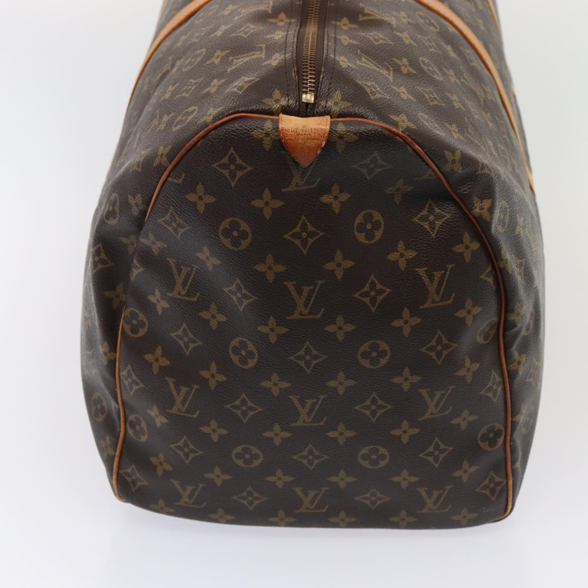 Louis Vuitton Keepall 60, Brown, Canvas, travel