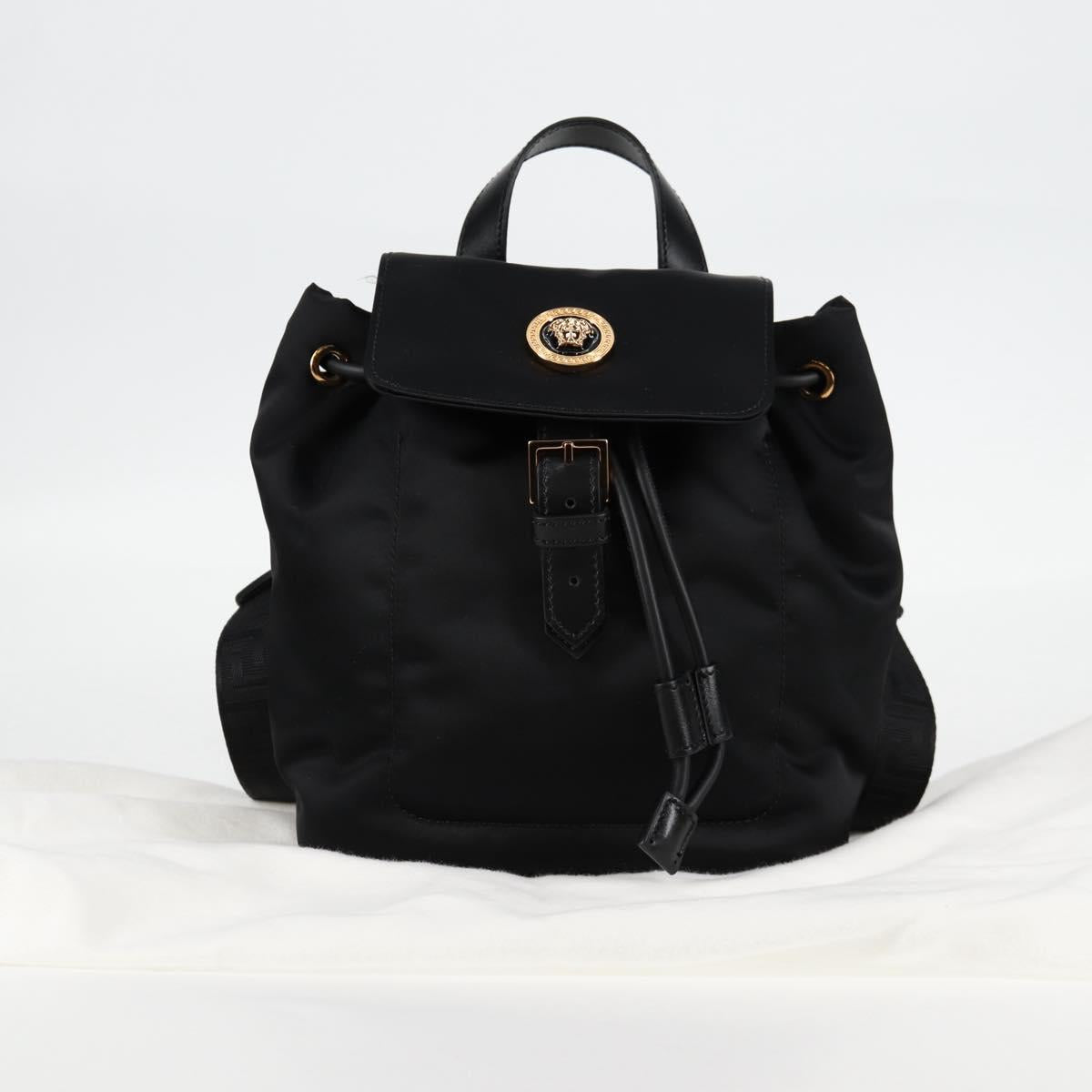 Versace Medusa, Black, NYLON, backpack