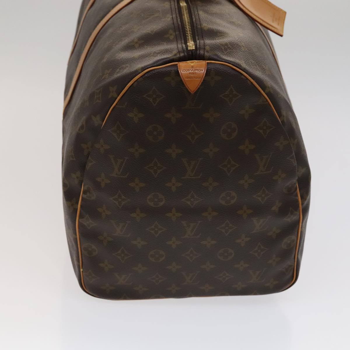 Louis Vuitton Keepall 60, Brown, Canvas, travel